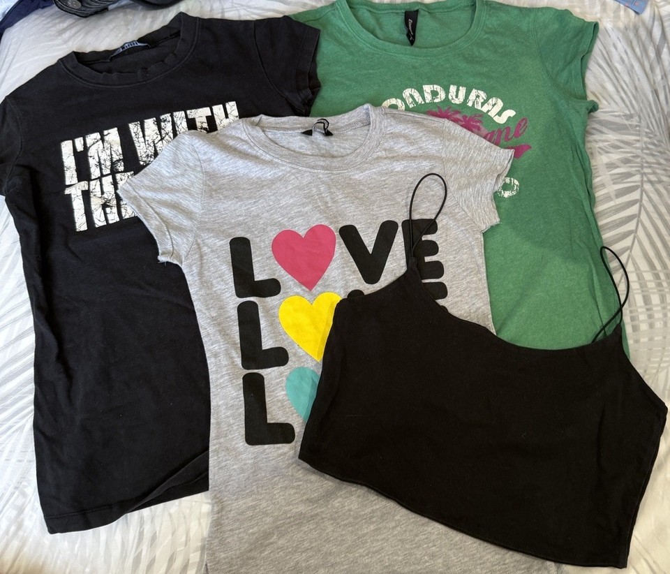 Ladies Tops X 4 8-10/small