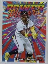 Ronald Acuña Jr 2025 Topps Chrome #PP-7 Power Players Refractor ATL Braves MLB