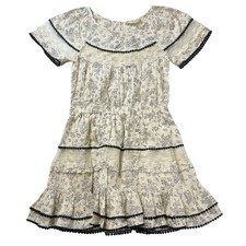 LoveShackFancy Womens Karen Dress White Small