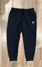 Nike Joggers Black Men s Medium Pants Adult Just Do It Swoosh