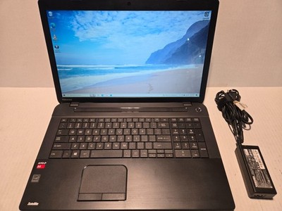 Toshiba Satellite C75D 17.3'' Laptop AMD A4-6210 4GB 500GB Win-10 DVD-RW Web-Cam