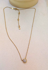 Links Of London Yellow Gold Plated 925 Silver Diamond Pave Necklace