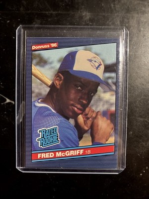 1986 Leaf Canadian - Rated Rookies Fred McGriff #28 (RC)