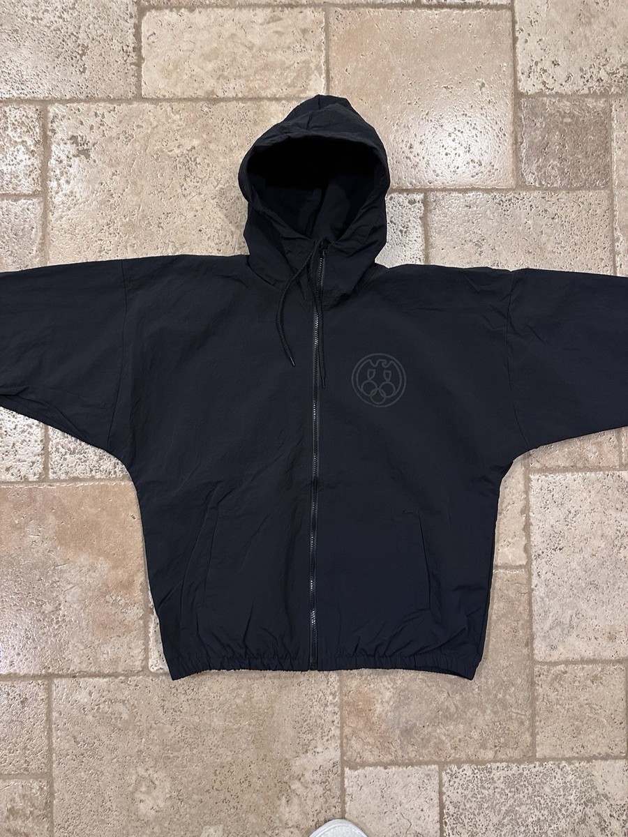 Yeezy WB-01 04 Logo Black Windbreaker Nylon Zip Jacket￼ | eBay