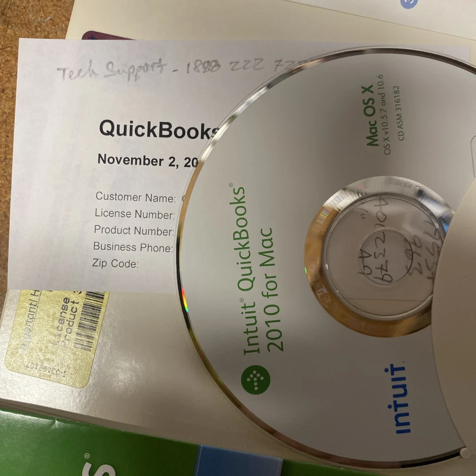 Intuit Quickbooks 2010 for Mac OS 10.6 10.5 - Image 4 of 4
