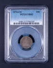 1876-CC Seated Liberty Dime 10c PCGS FR02 Original Surfaces WB309