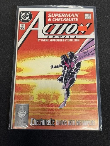 Superman DC Action Comics Comic Book Very Good Vintage Super Hero #598