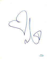 Moby Signed Sketch Autographed 8x10 Big Heart Photo ACOA