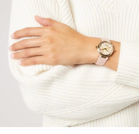 vivienne westwood orb II VV006PKPK pink leather ladies gold 32mm watch - Image 2 of 3