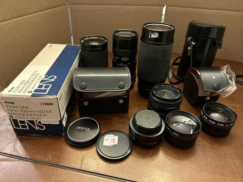 Appareil Photo Vintage Sears KS SUPER 2 - 35mm - Avec Objectif, Trépied Et Flash