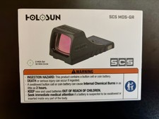 Holosun SCS MOS Green 2MOA. 32MO Circle Dot Reflex Sight SCS-M-GR