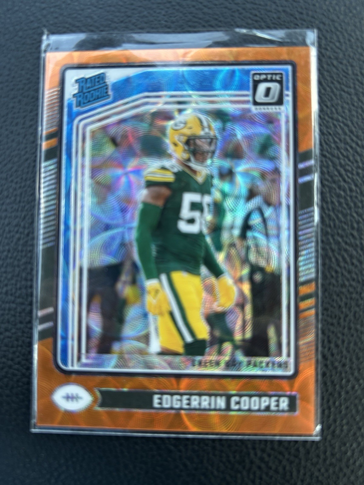 2024 Donruss Optic Edgerrin Cooper  Orange Scope Rated Rookie #231 /79 PACKERS