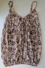 Vintage La Perla Black Label Rare Silk Slip, Art Deco Print, Made in Italy