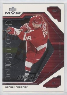 2001-02 Upper Deck MVP Watch Sergei Fedorov #MW5 HOF w8u