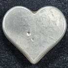 Silver Bison Bullion 3 oz Heart Poured Art Bar 0.999 Fine