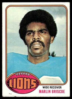 1976 Topps Marlin Briscoe Detroit Lions #484
