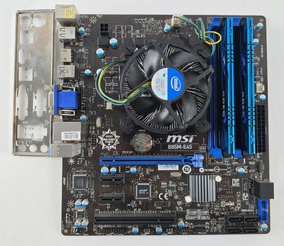 Intel Core i5 4460 + MSI B85M-E45 + 8GB DDR3 + CPU Kühler #117