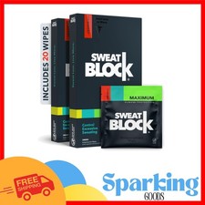 Antiperspirant Wipes - Clinical Strength for Hyperhidrosis, 20 Unscented Wipes