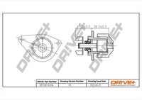 Wasserpumpe MotorküHlung Dr!Ve+ DP2310.10.016 FüR Fiat Fiorino GroßRaumlimousine
