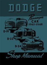 1941 1944 1945 1946 1947 1948 Dodge Shop Service Repair Manual Engine Drivetrain