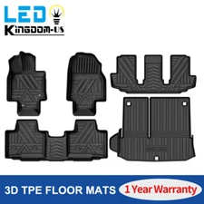 3D Floor Mats + Cargo Liner for 2020- 2025 Toyota Highlander 7 Seat All Weather