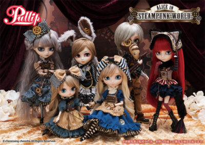 プーリップ　チェシャキャット Amazon | Pullip Cheshire Cat in STEAMPUNK WORLD (チェシャ