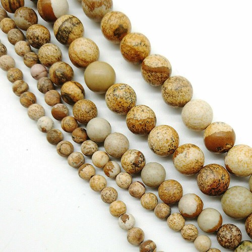 Wholesale Natural Gemstone Round Ball Spacer Loose Beads 4mm 6mm 8mm DIY Making - Picture 35 of 48