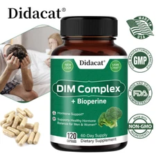 DIM Complex, With Bioperine, Premium Hormonal Support Formula For Men & Women