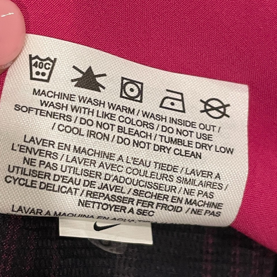 Nike Womens Modern Rise Tour Performance Dri Fit Golf Pants Plaid