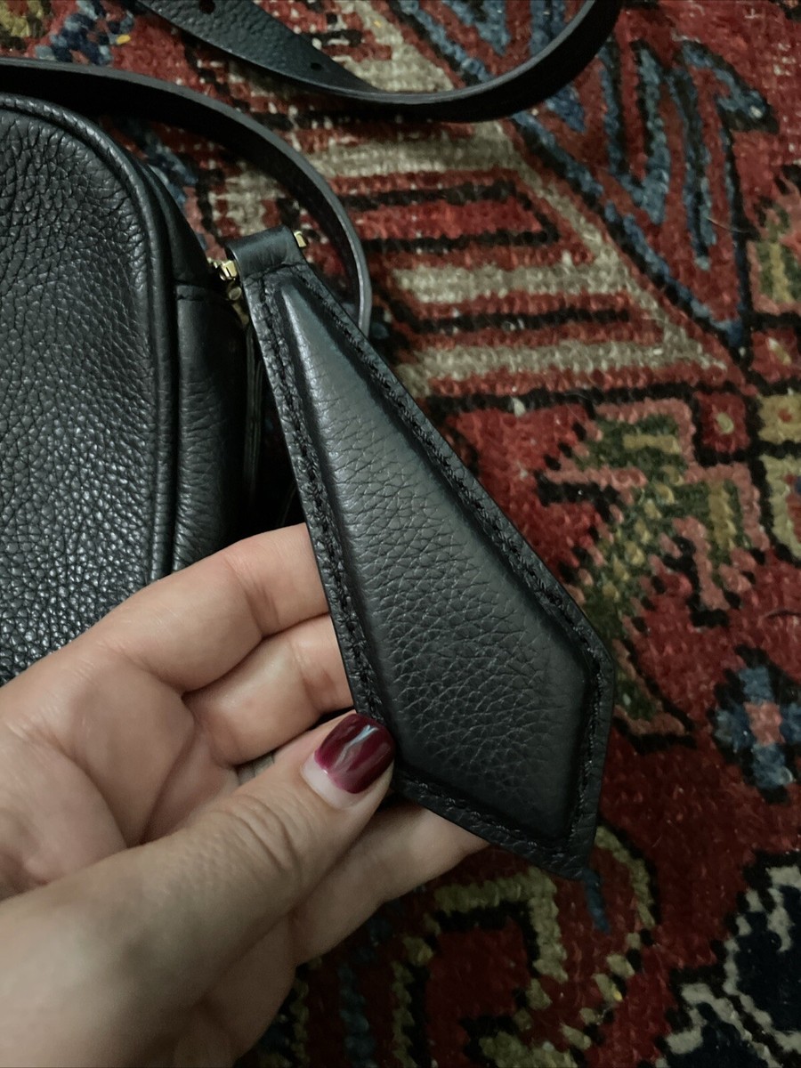Max Mara Elsa Monogram Bag Crossbody Black Embossed Leather Max Mara Elsa Monogram Bag Crossbody Black Embossed Leather