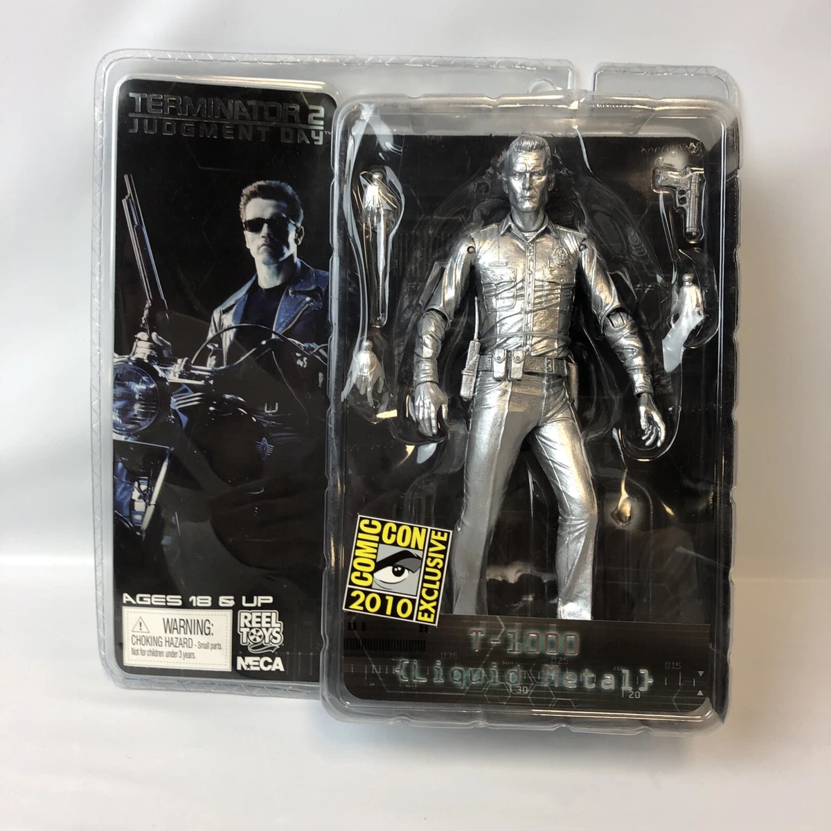 NEW Terminator 2 T-1000 LIQUID METAL 7 Action Figure SDCC 2010 Exclusive NECA T2