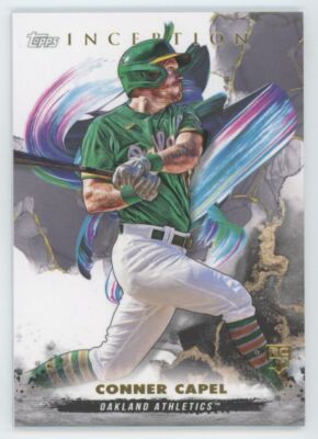 2023 Topps Inception Baseball Card Conner Capel Rookie Oakland Athletics #25