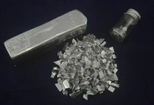 Portable High Purity 99.995% Indium Metal Ingot Lumps 1g-1000g New - Picture 2 of 8