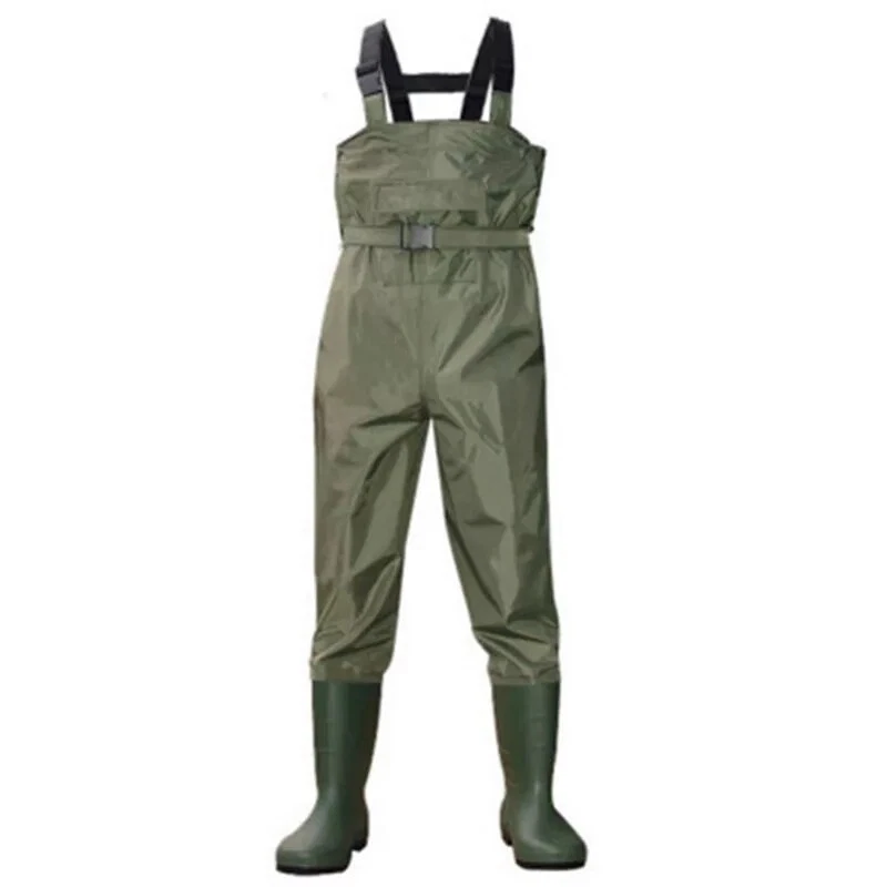 High-Jump Breathable Clothes Fishing Waders Waterproof 700D Nylon+PVC  Overalls