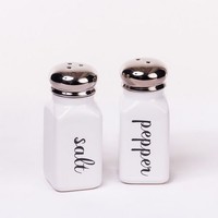 Classic Vintage Style Black And White Ceramic Salt & Pepper Shaker Set, New, Fre on sale Classic Vintage Style Black And White Ceramic Salt & Pepper Shaker Set, New, Fre on sale