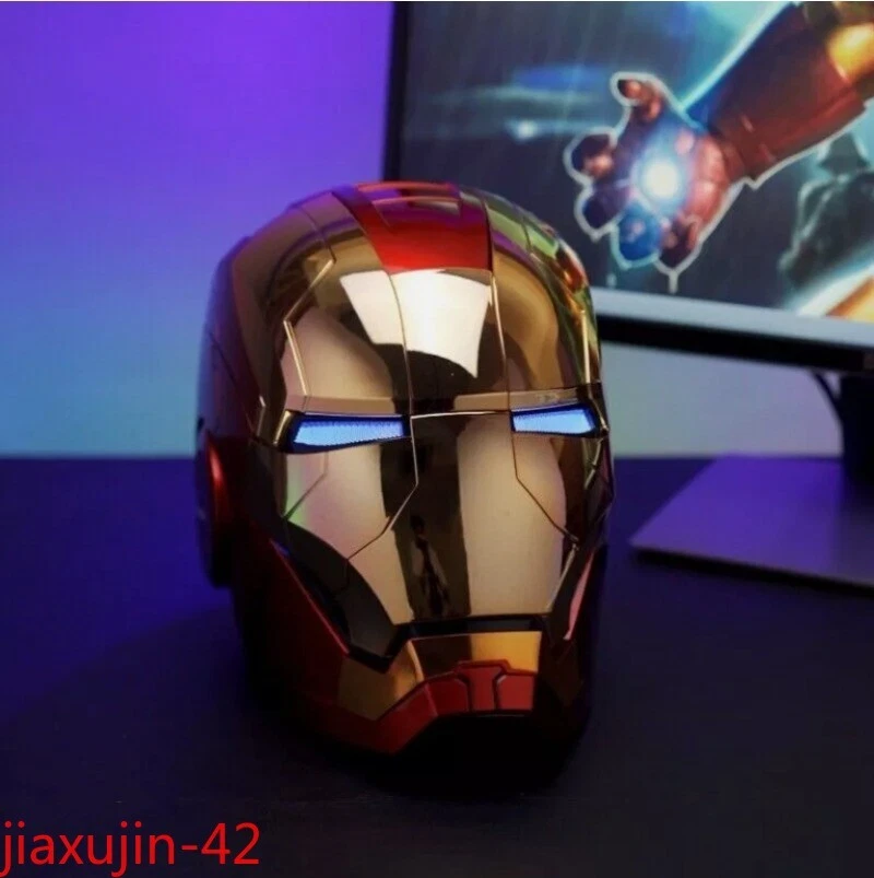 AU Stock Autoking Gold Iron Man MK5 Helmet Electronic Voice Activated Open&Close - image 4 of 4