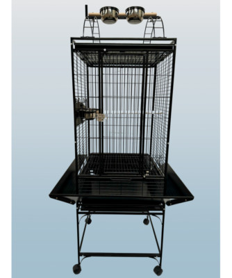 Parrot-Supplies Colorado Play Top Premium Papageienkäfig, - Schwarz