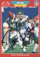 Pat Ryan Philadelphia Eagles Tennessee Volunteers Signed Autograph Photo Card