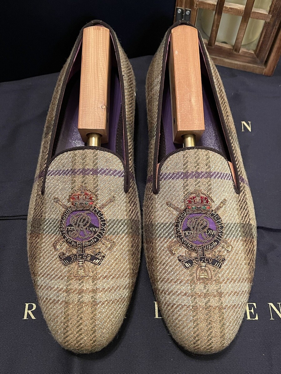 靴 Ralph Lauren Purple Label by E.G ANCEL8E NIB Ralph Lauren Purple Label Womens Marion Velvet RL