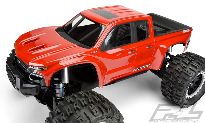 Pro-Line 3507-17 Pre-Cut 2019 Chevy Silverado Z71 Trail Boss Clear Body : X-Maxx - Image 4 of 4
