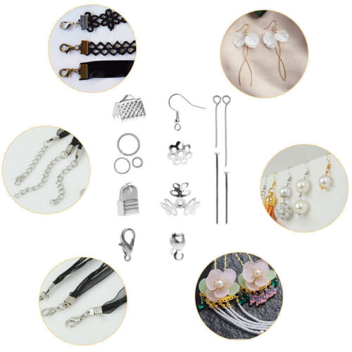 Jewelry Making Supplies Kit Findings Sterling Beading Repair Tools Set DIY Craft - Picture 75 of 122