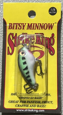 Strike King    Bitsy Minnow     Baby Bass  1/8 Oz. HCBOM-531