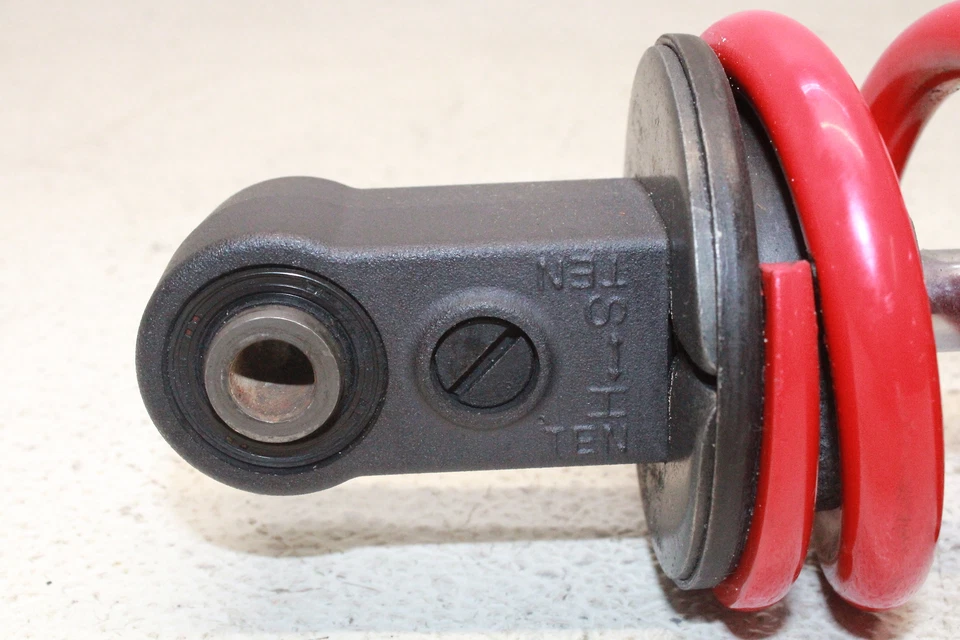 11-15 TRIUMPH SPEED TRIPLE 1050 OEM SHOWA CHOQUE TRASEIRO SUSPENSÃO MOLA VERMELHA - Imagem 3 de 4