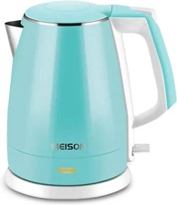 Electric Kettle(bpa Free), Double Wall Water Boiler Heater, Stainless Steel Inte