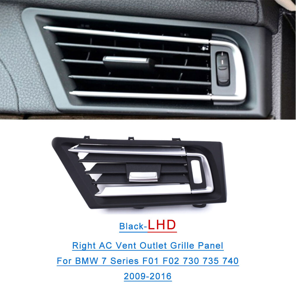 For BMW 7 Series F01 F02 09-16 Front Right AC Vent Outlet Grille Panel Cover LHD