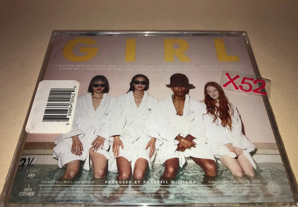 Pharrell Williams GIRL CD HAPPY Justin Timberlake Alicia Keys Daft Punk H Zimmer Foto 3 de 3