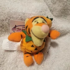 Tigger Pumpkin Halloween Magnet Animal 4"  Plush Japan Disney 