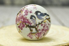 Bird Ceramic Knobs Kitchen Cabinet Drawer Knobs and Pulls Handmade Knobs