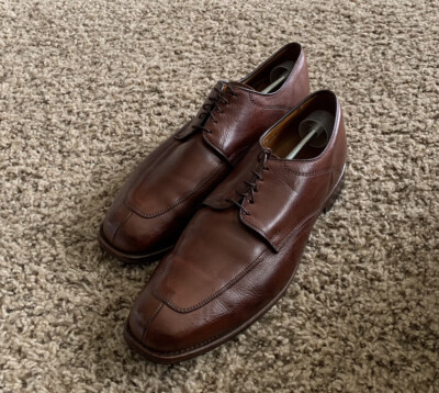 Allen Edmonds Denton Split Apron Toe Oxfords Men 9.5 E Black Business Old Money Allen Edmonds Denton Split Toe Oxfords Men main image 4