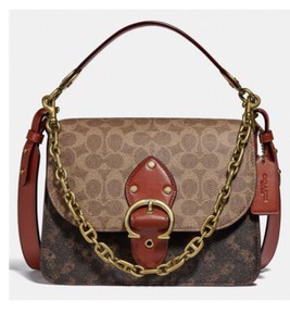 beat shoulder bolsa 18 with horse and carriage print